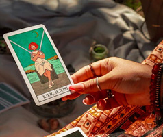 Tarot-Lesung mit einer Karte